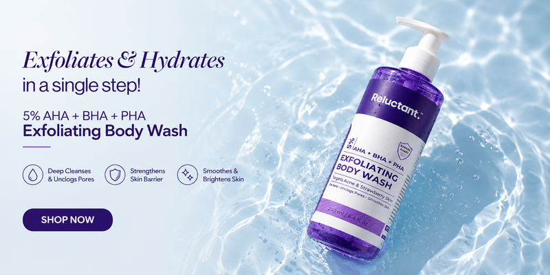 AHA BHA PHA Body Wash promotion